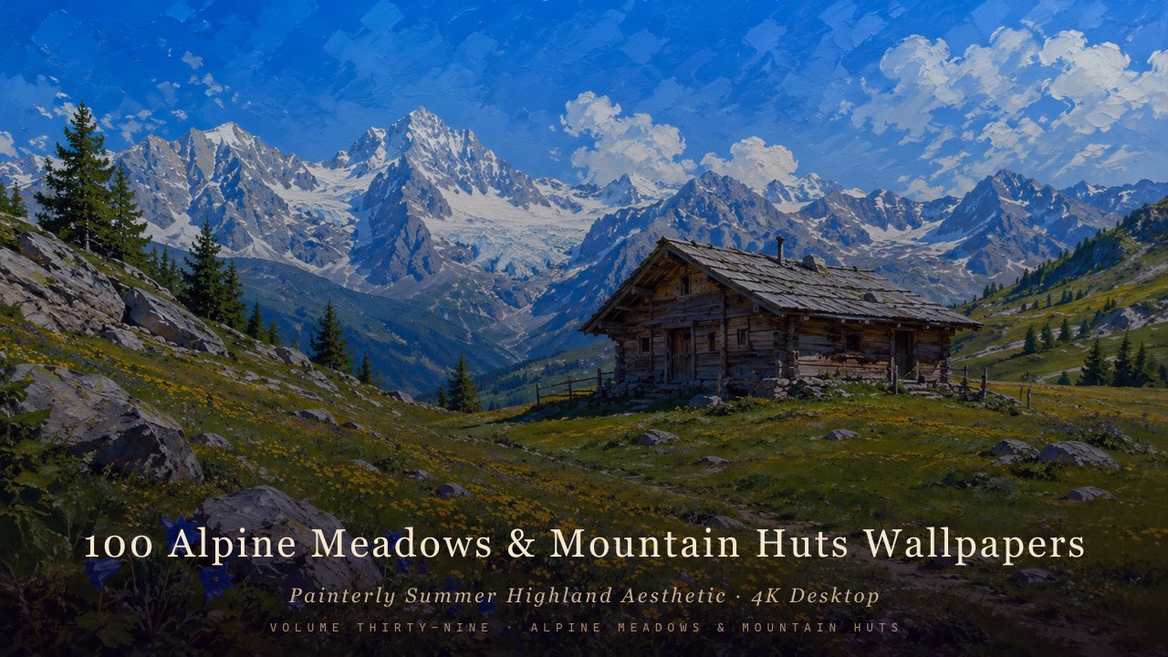 Painterly Summer Highland Aesthetic