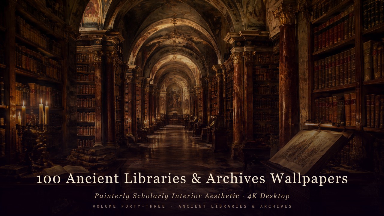 Painterly Scholarly Interior Aesthetic