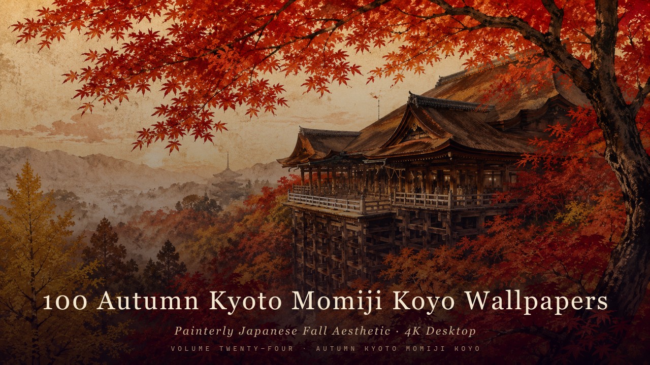 Painterly Japanese Fall Aesthetic