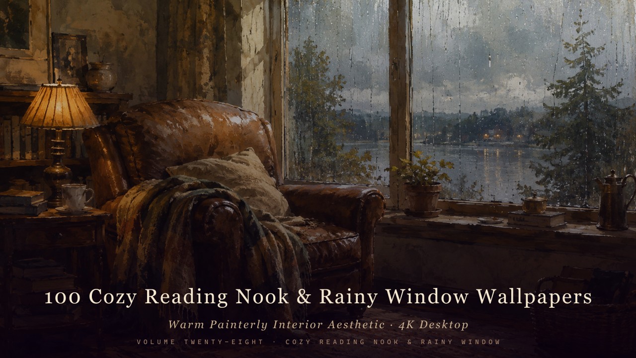 Warm Painterly Interior Aesthetic