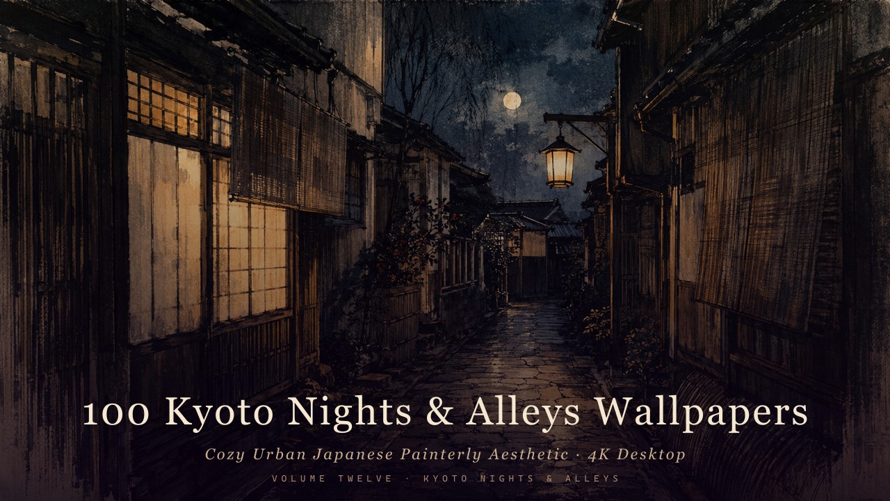 Cozy Urban Japanese Painterly Aesthetic