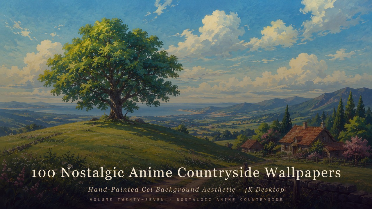 Hand-Painted Cel Background Aesthetic