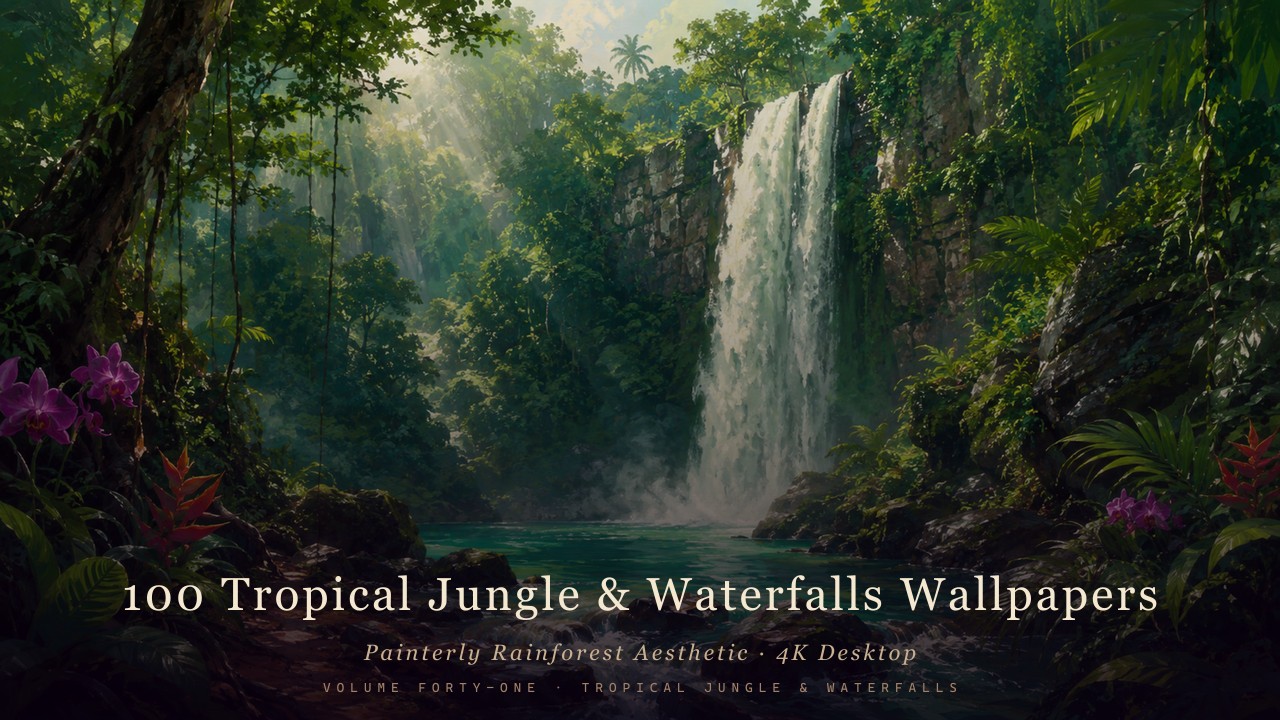 Painterly Rainforest Aesthetic