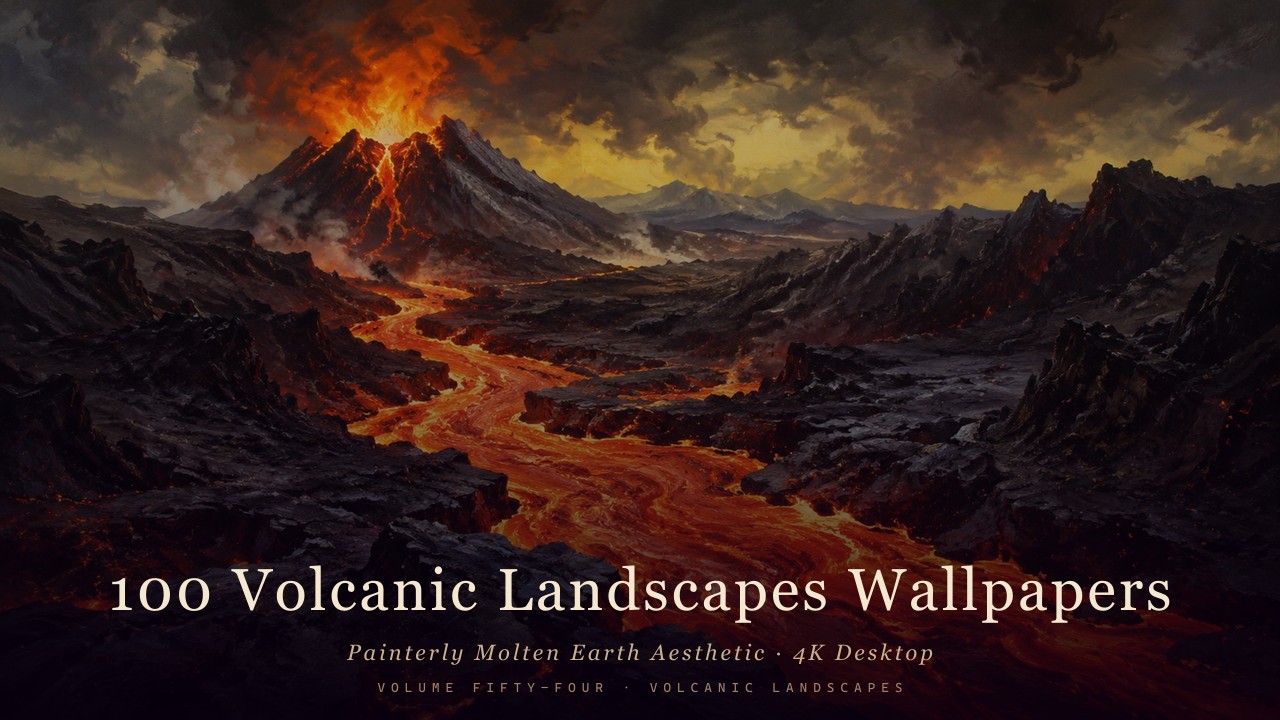 Painterly Molten Earth Aesthetic